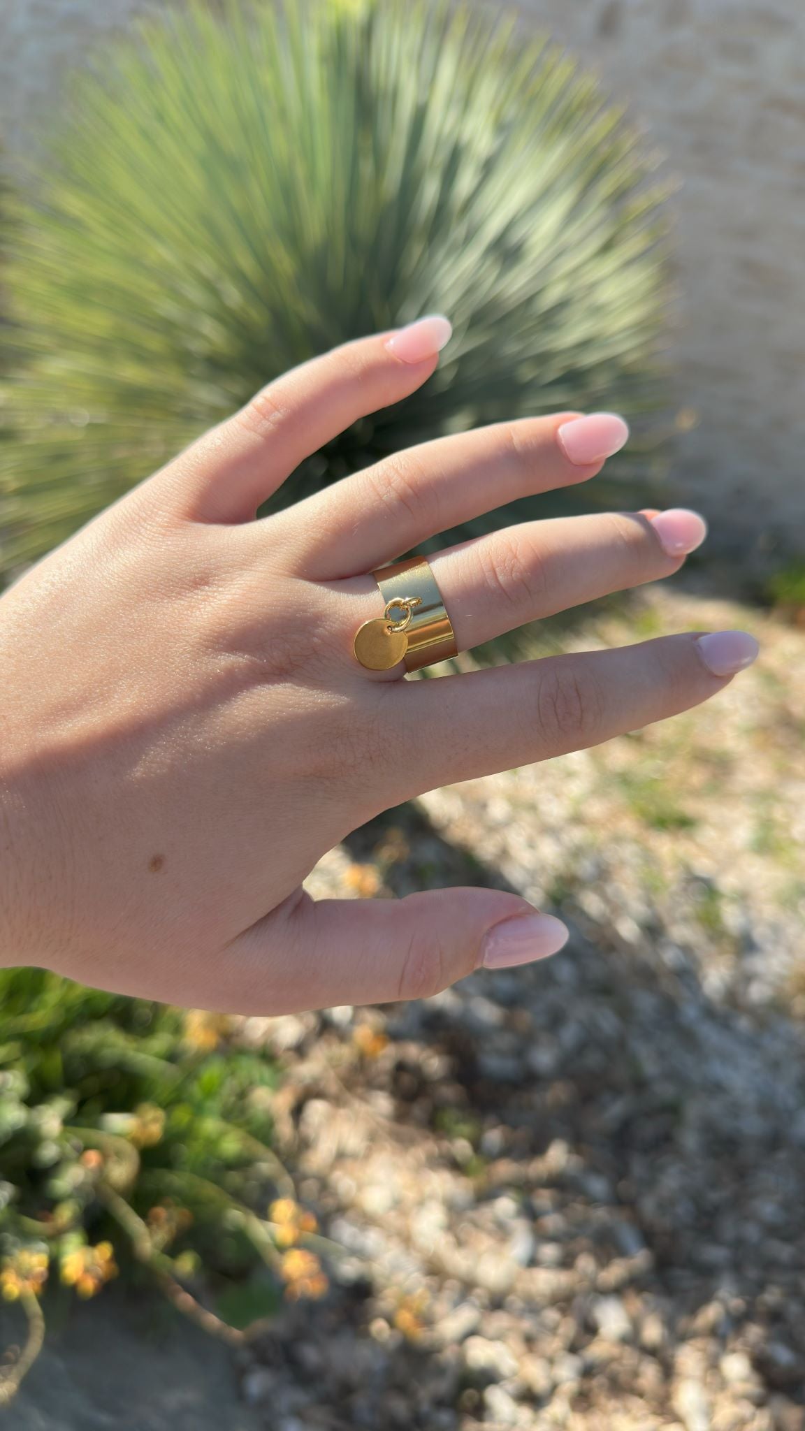 Vaya / Bague breloque ronde