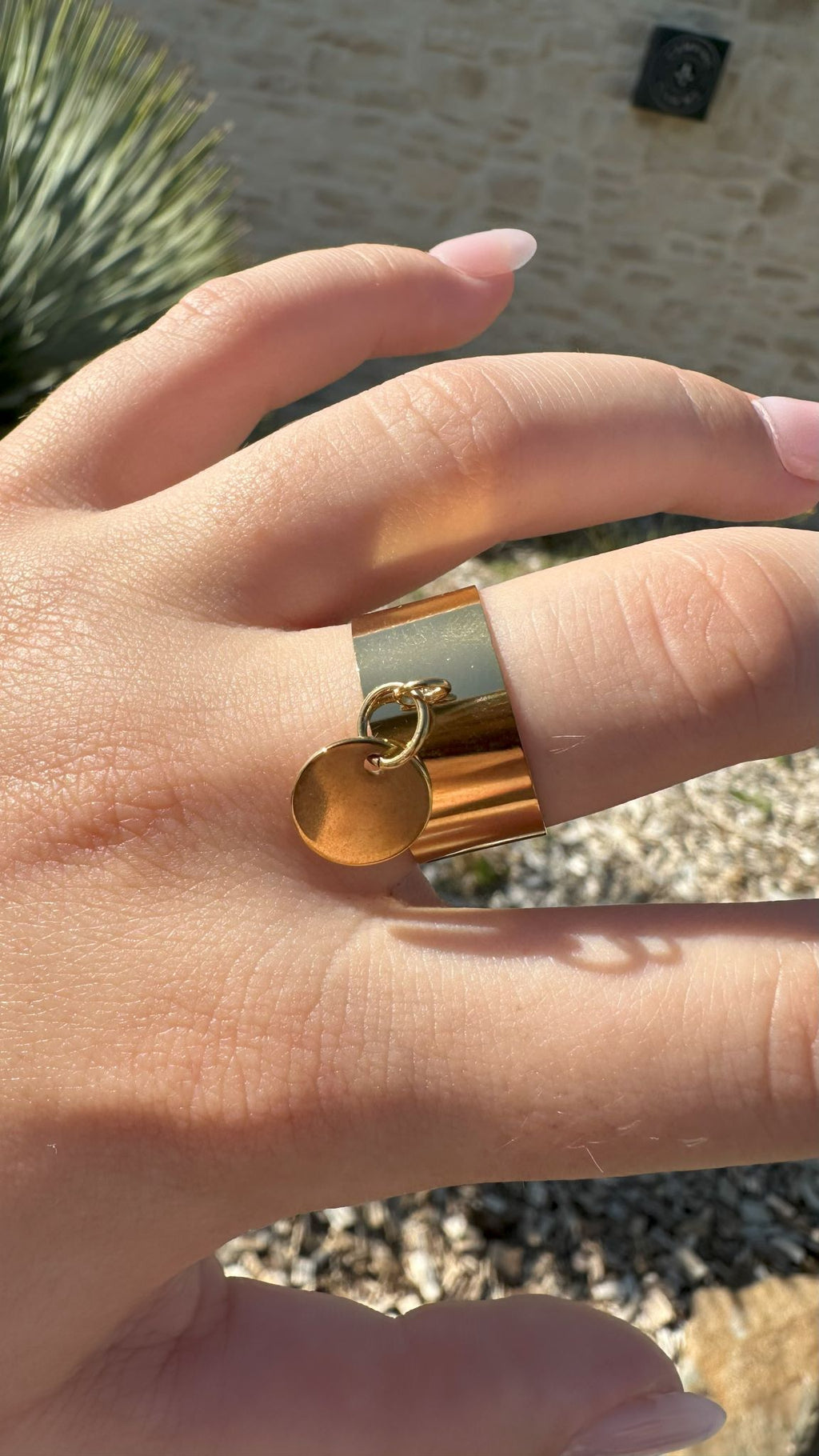 Vaya / Bague breloque ronde