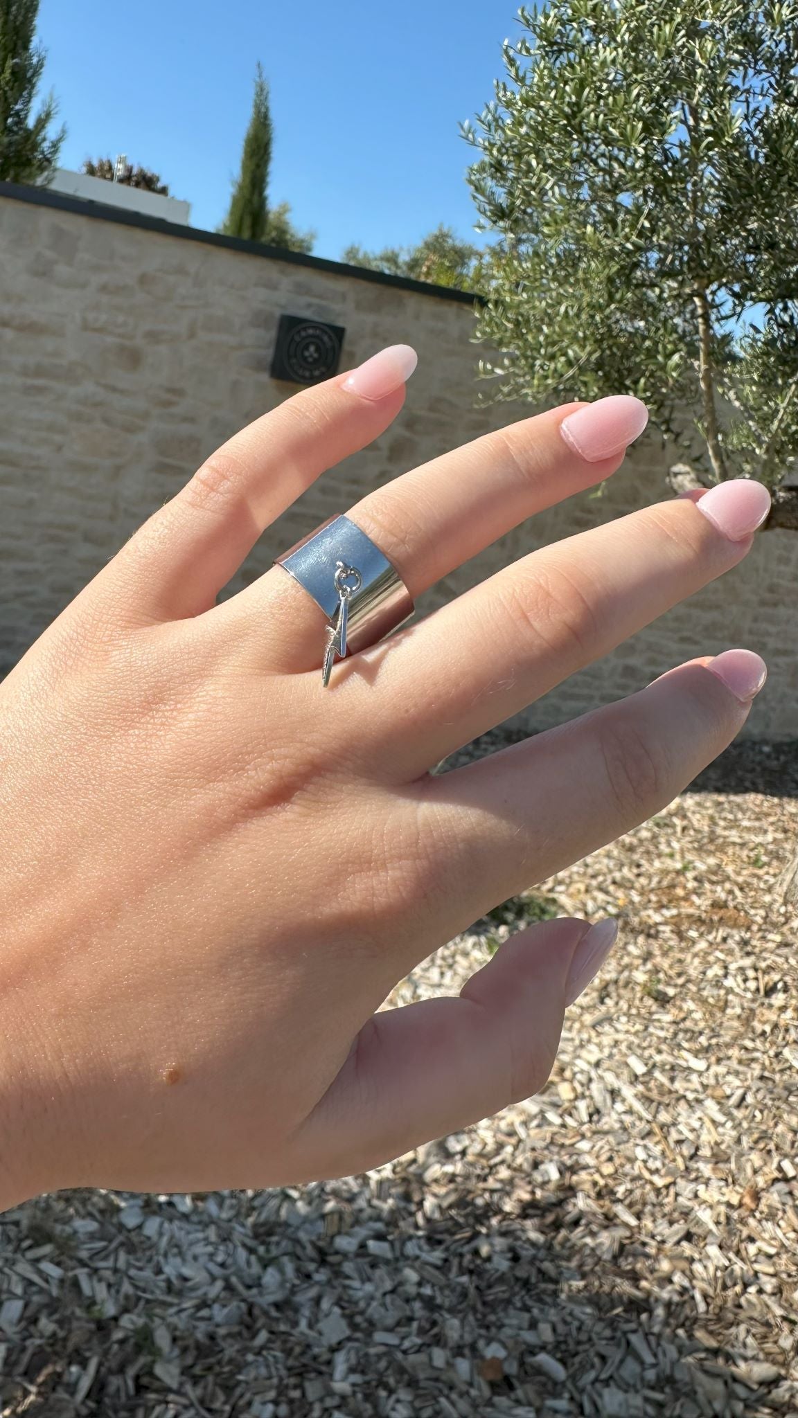 Darla / Bague breloque éclair