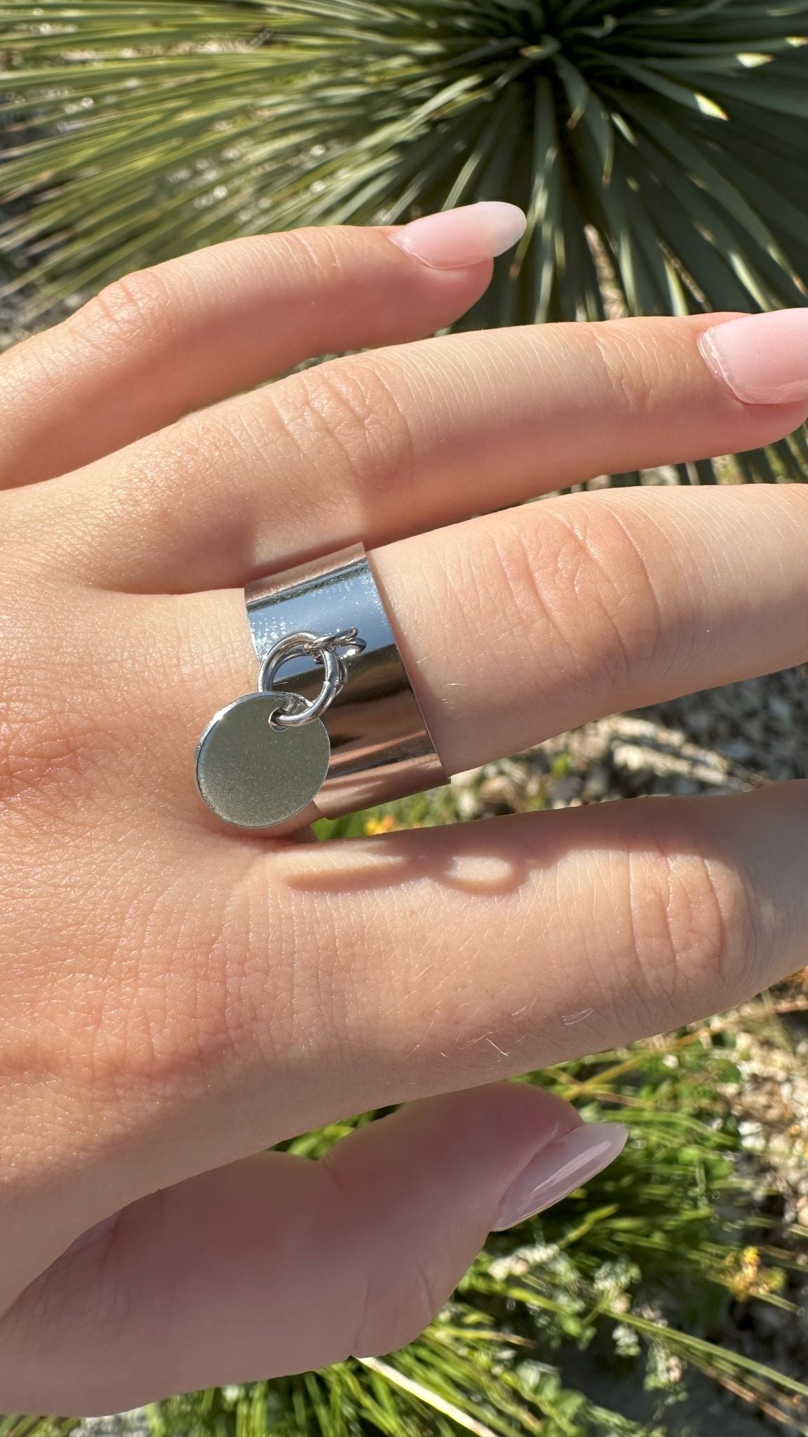 Vaea / Bague breloque rond